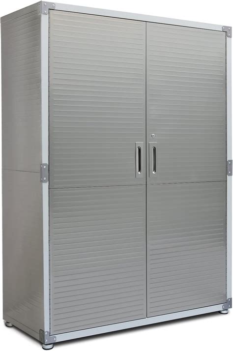 ultrahd mega storage cabinet - stainless steel|Seville Classics UltraHD Mega Steel Storage Cabinet, .